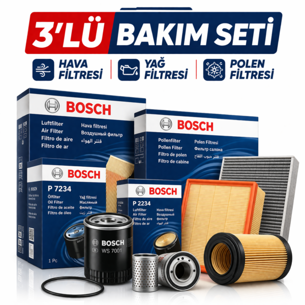 Fiat Egea 1.4 Benzin Motul X-Clean 5W-30 Motor Yağı Filtre Seti (2015-2023) 4 Lü